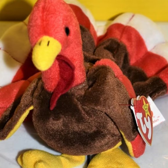 Ty Beanie Baby - Gobbles the Turkey - Picture 2 of 2